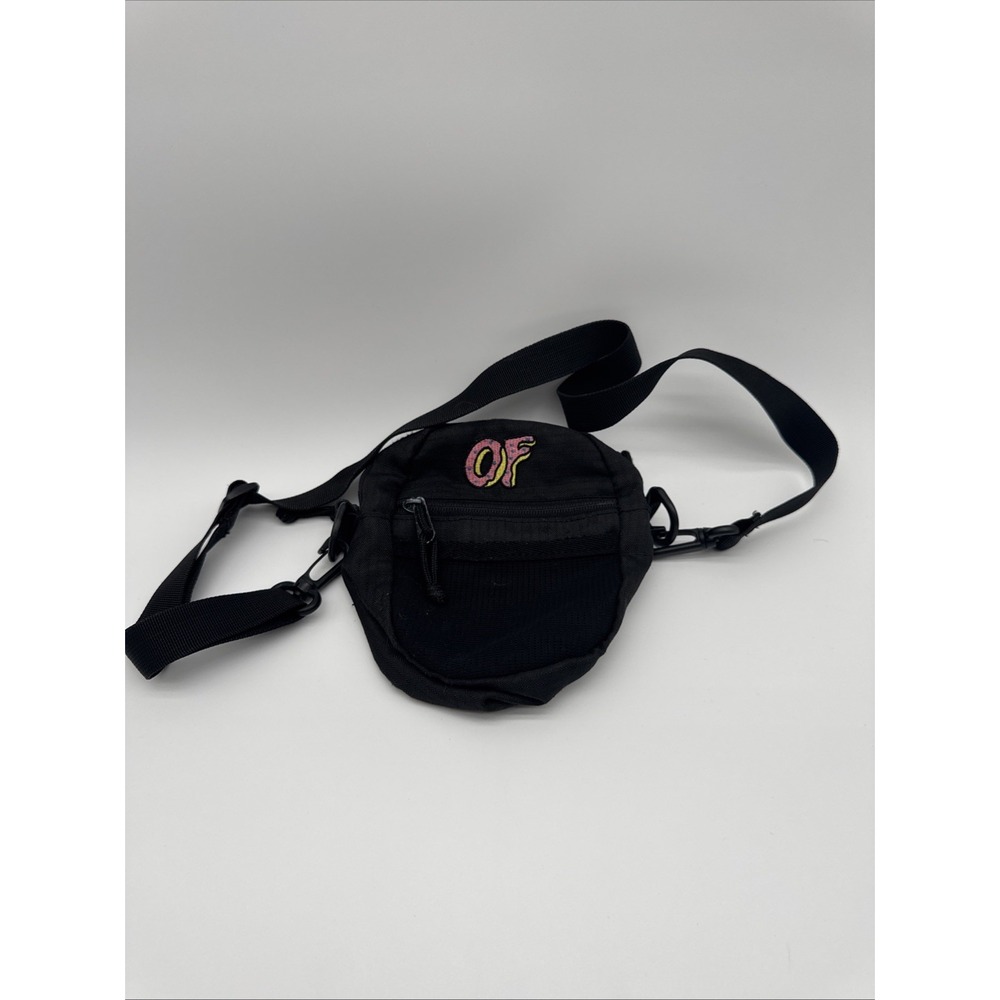 Odd Future OFWGKTA black men's cross-body bag with classic donut logo